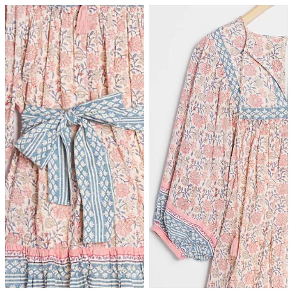 NWOT ANTHROPOLOGIE CLEOBELLA Rodriga Tasseled Mini Dress M - Picture 6 of 15